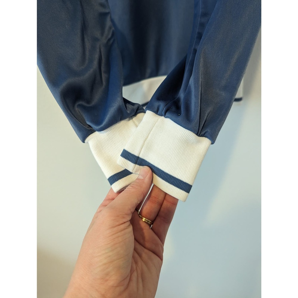 Nike Vintage 1980's Track Jacket Blue and White Activewear - Picture 7 of 10